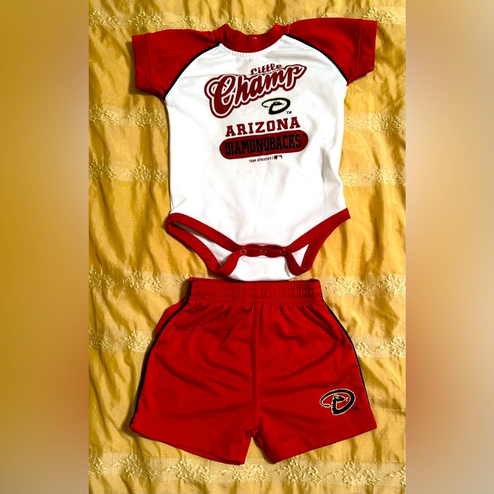 Diamondbacks onesie/short set